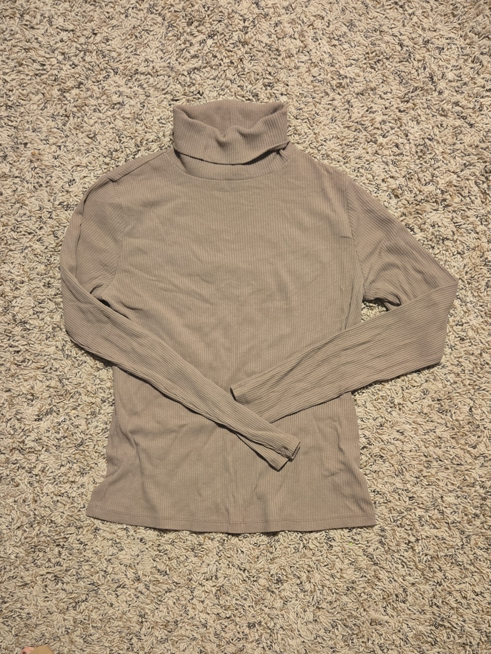Old Navy Ribbed Turtleneck Sweater - Taupe